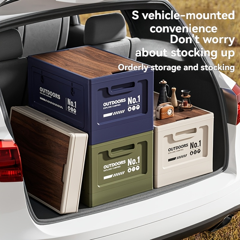 Outdoor Camping Storage Box Ca - Car Trunk Organizer Foldable Storage Box ulasan dan harga