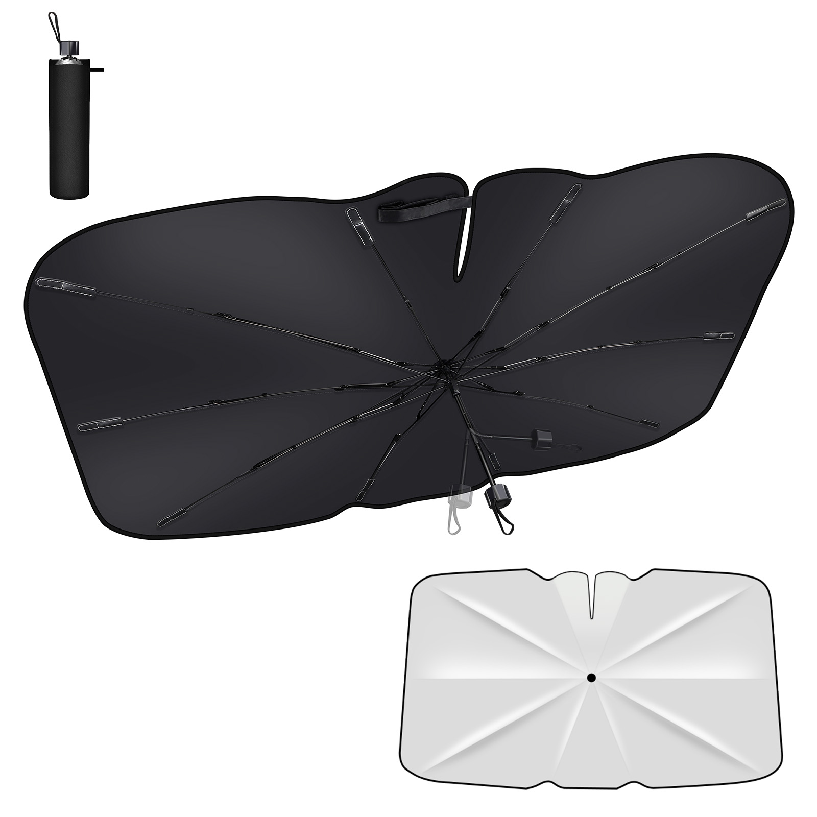 Pro Car Windshield Sun Shade U - Car Sunshade Windshield Umbrella Foldable ulasan dan harga