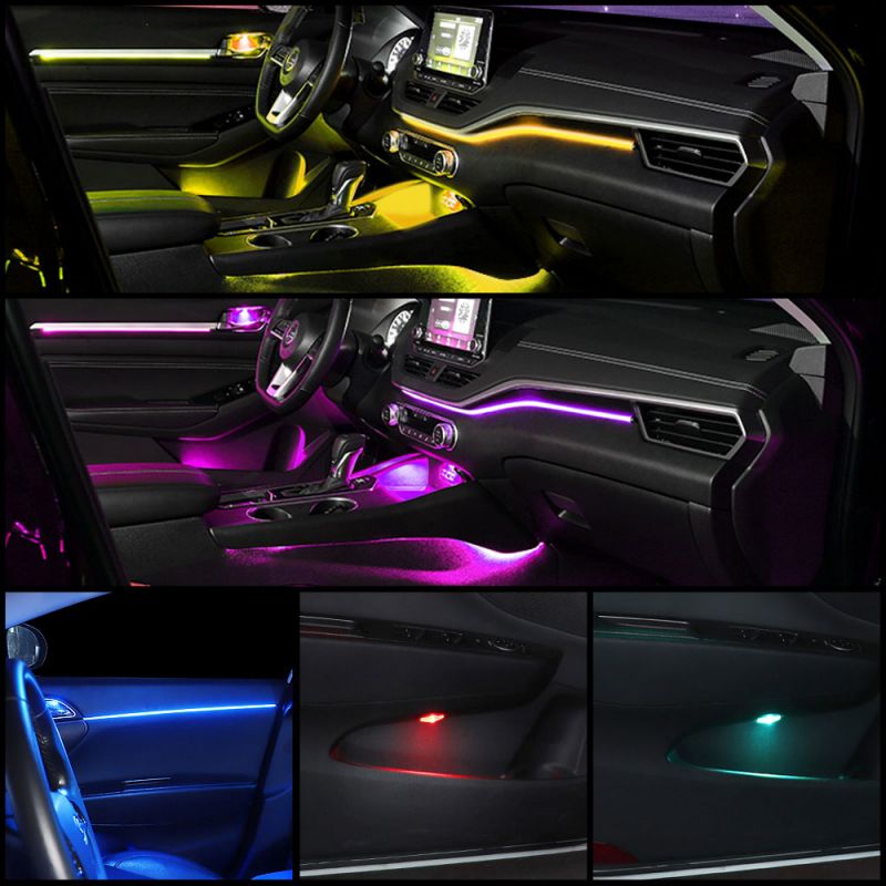 LED Car Interior Ambient Light - Led Ambient Interior Car Lights App Control ulasan dan harga