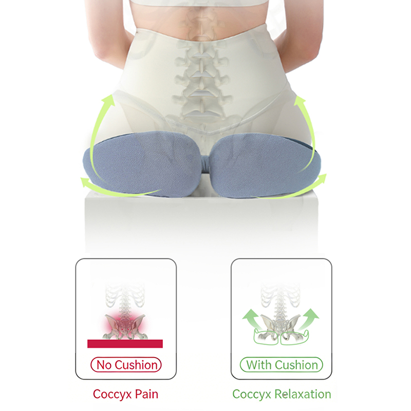 Portable Slow Rebound Memory F - Memory Foam Car Neck Pillow Lumbar Support ulasan dan harga