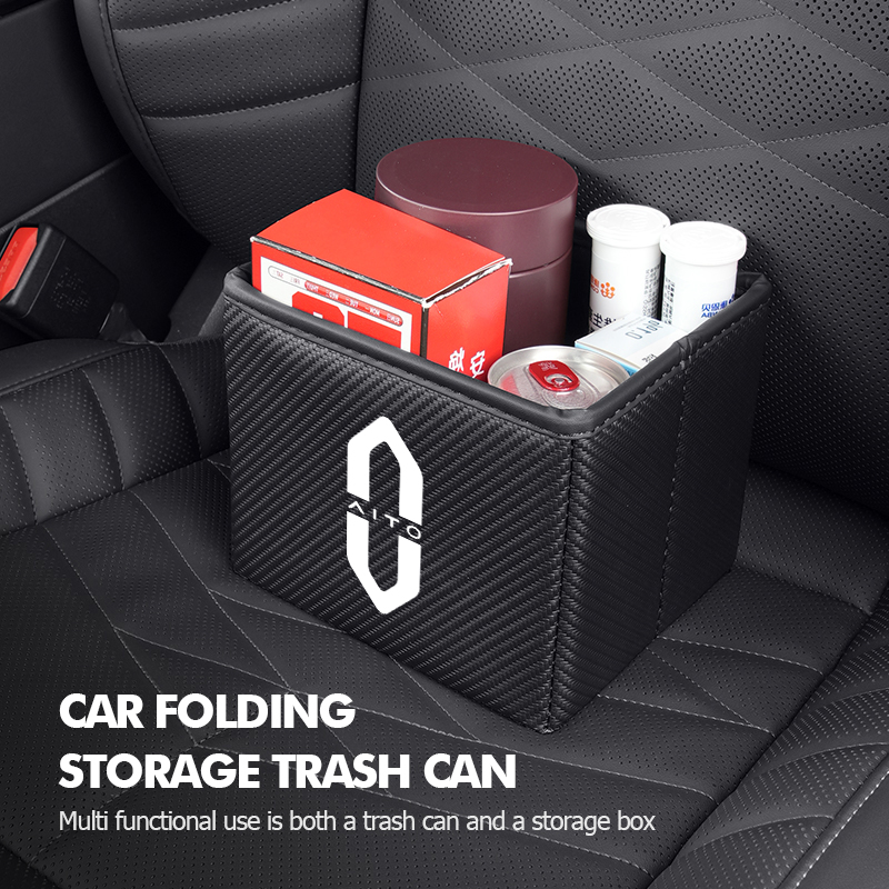 Car Trash Can Foldable Garbage - Waterproof Car Trash Can With Lid ulasan dan harga