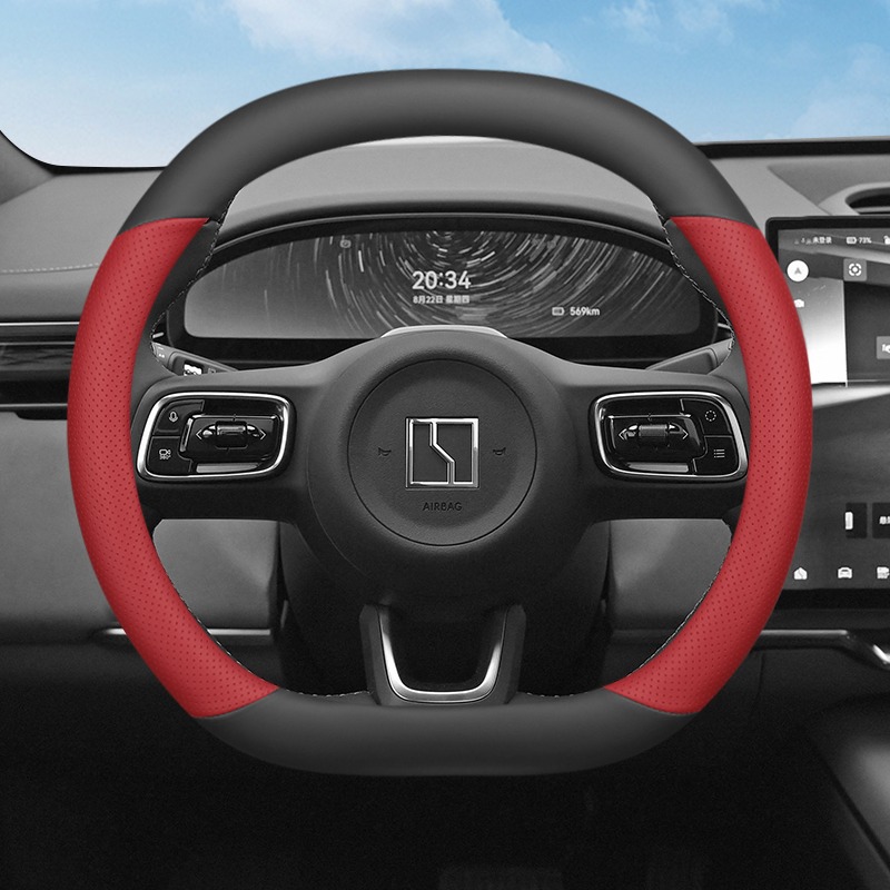 For ZEEKR 7X 2024 2025 2026 Ca - Car Steering Wheel Cover Anti Slip Breathable ulasan dan harga