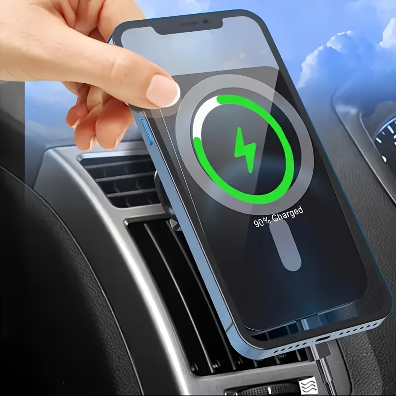 15W Magnetic Car Wireless Char - Wireless Car Charger Mount Fast Charging ulasan dan harga