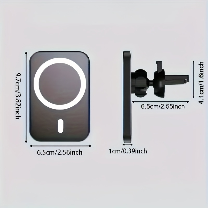 15W Magnetic Car Wireless Char - Wireless Car Charger Mount Fast Charging ulasan dan harga