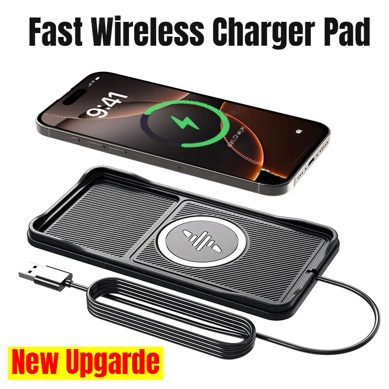 Car Wireless Charger Pad Base  - Wireless Car Charger Mount Fast Charging ulasan dan harga