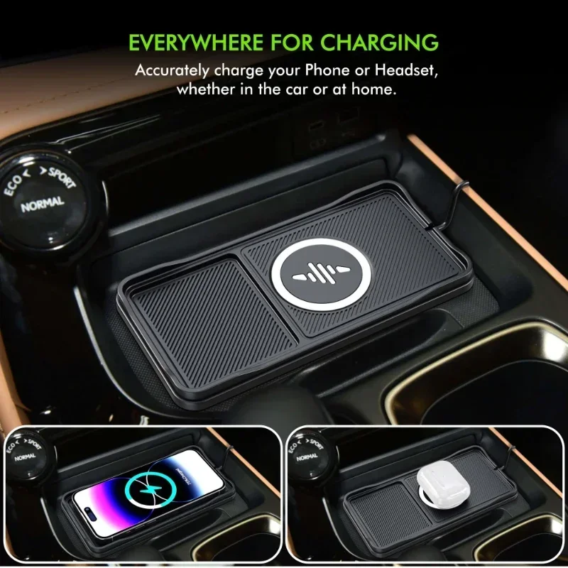 Car Wireless Charger Pad Base  - Wireless Car Charger Mount Fast Charging ulasan dan harga