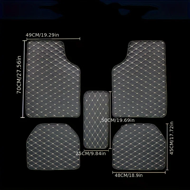 5-Piece Universal Car Floor Ma - Car Floor Mats Universal Waterproof Leather ulasan dan harga