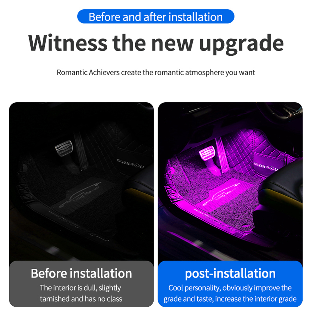Car Environment Decorative Lig - Led Ambient Interior Car Lights App Control ulasan dan harga