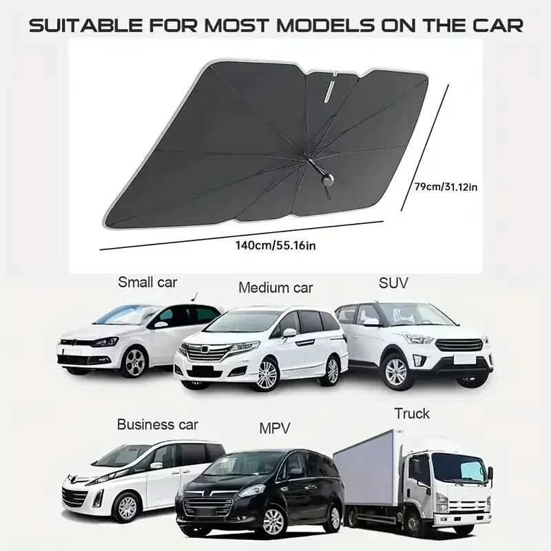 Car Windshield Sunshade Umbrel - Car Sunshade Windshield Umbrella Foldable ulasan dan harga