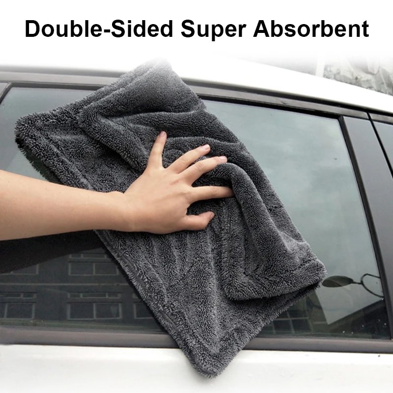 1-3Pcs Car Wash Microfiber Twi - Microfiber Car Drying Towel Super Absorbent ulasan dan harga