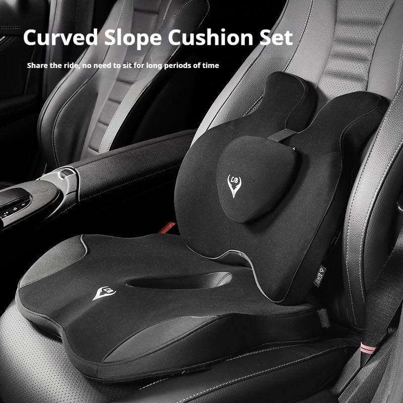 Memory Foam Office Chair Cushi - Memory Foam Car Neck Pillow Lumbar Support ulasan dan harga