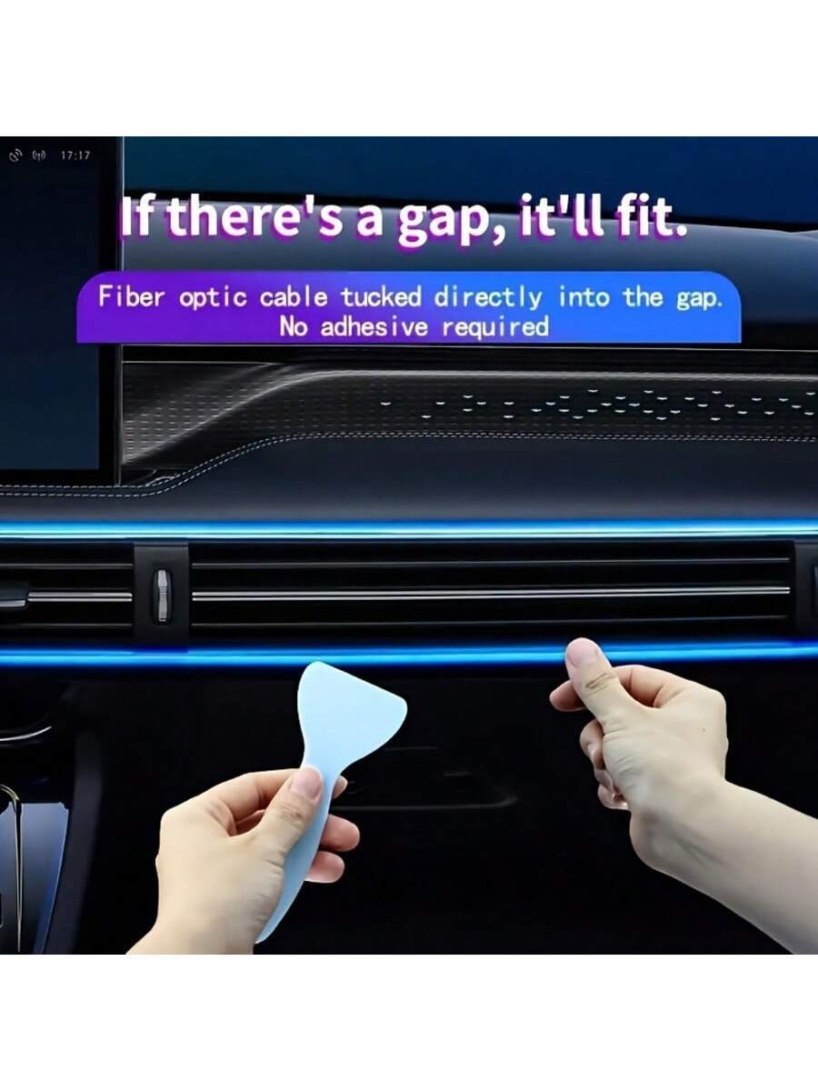 RGB 5-In-1 Ambient Lighting Ki - Led Ambient Interior Car Lights App Control ulasan dan harga