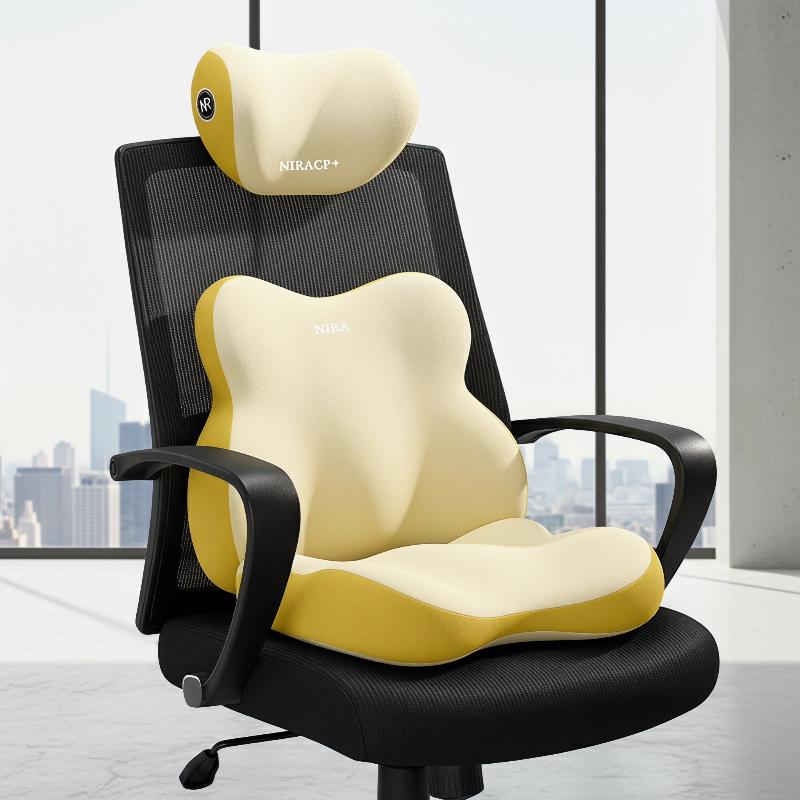 Car Seat Lumbar Support and Ne - Memory Foam Car Neck Pillow Lumbar Support ulasan dan harga