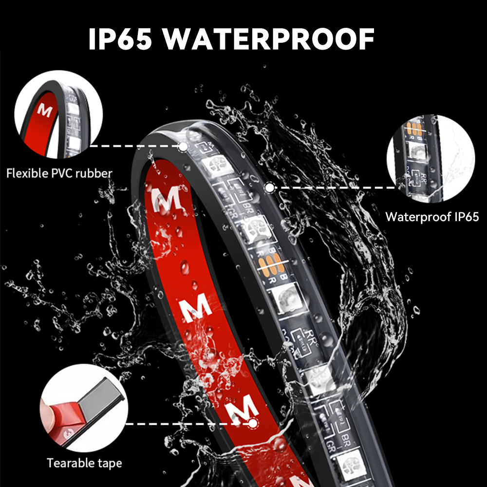 Wireless APP and Remote Contro - Led Ambient Interior Car Lights App Control ulasan dan harga
