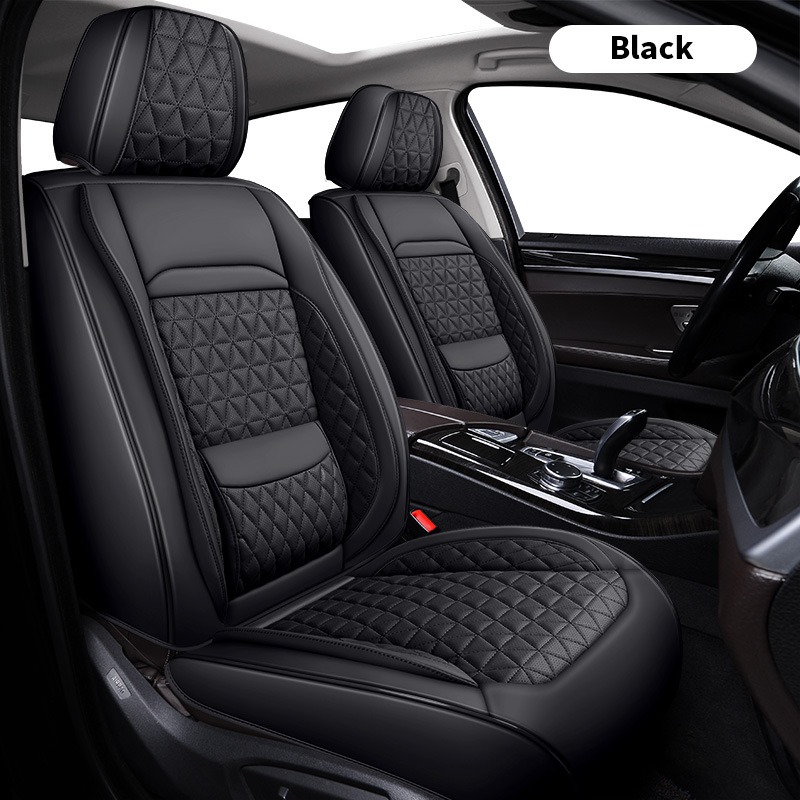 Car Seat Covers Full Set ,Univ - Leather Car Seat Covers Full Set Universal ulasan dan harga