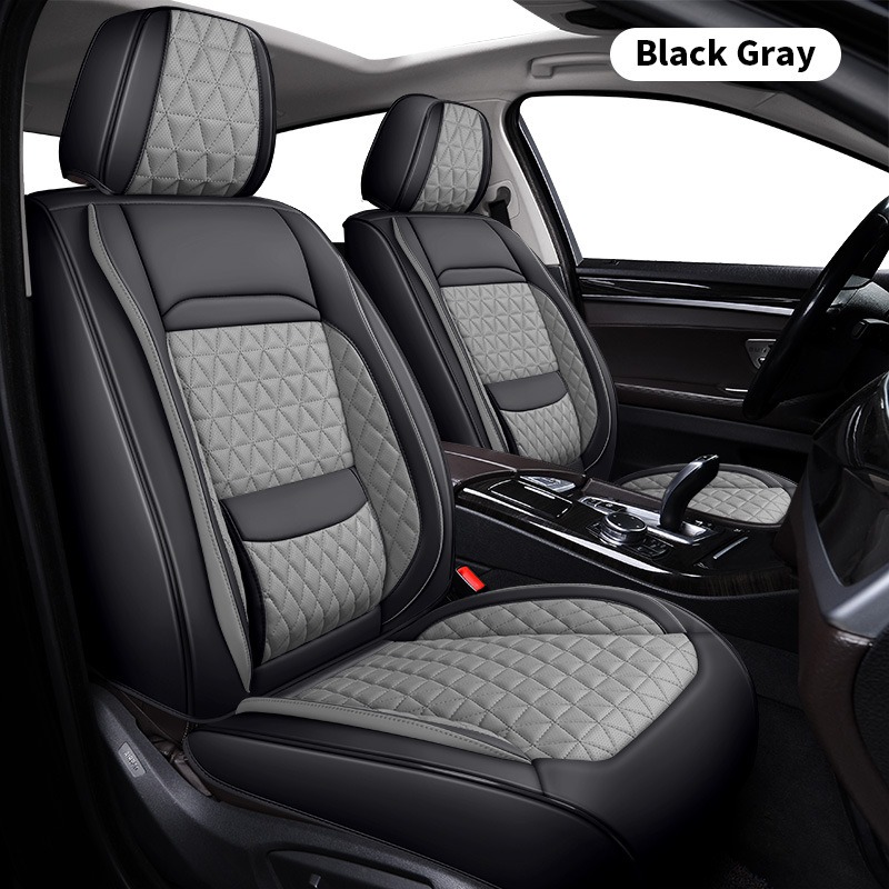 Car Seat Covers Full Set ,Univ - Leather Car Seat Covers Full Set Universal ulasan dan harga