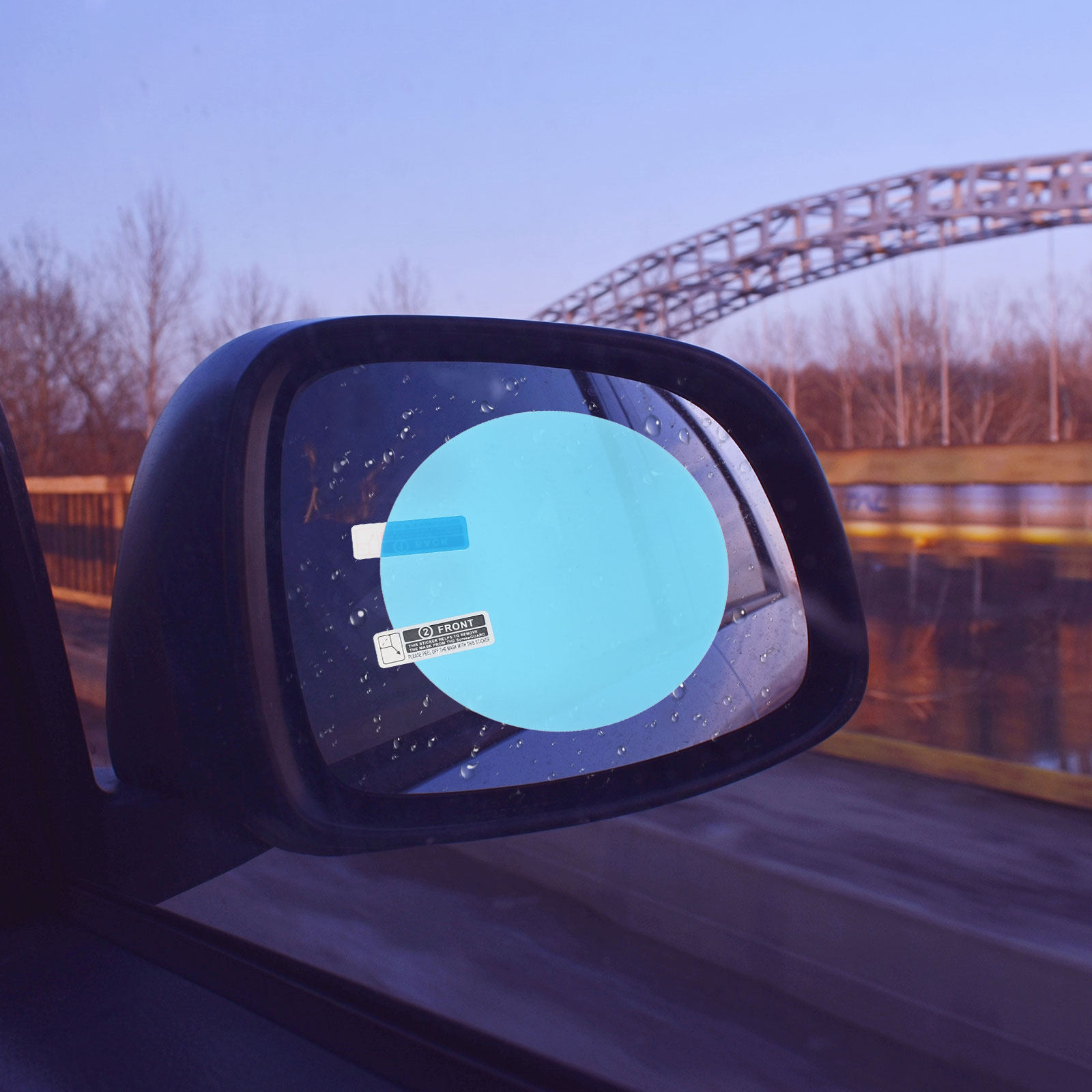 1Pair Car Rearview Mirror Film - Anti Glare Car Rearview Mirror Film ulasan dan harga