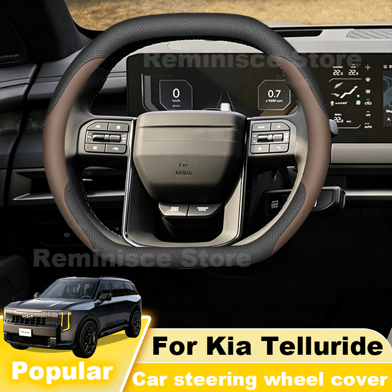 Nappa Leather Car Steering Whe - Car Steering Wheel Cover Anti Slip Breathable ulasan dan harga