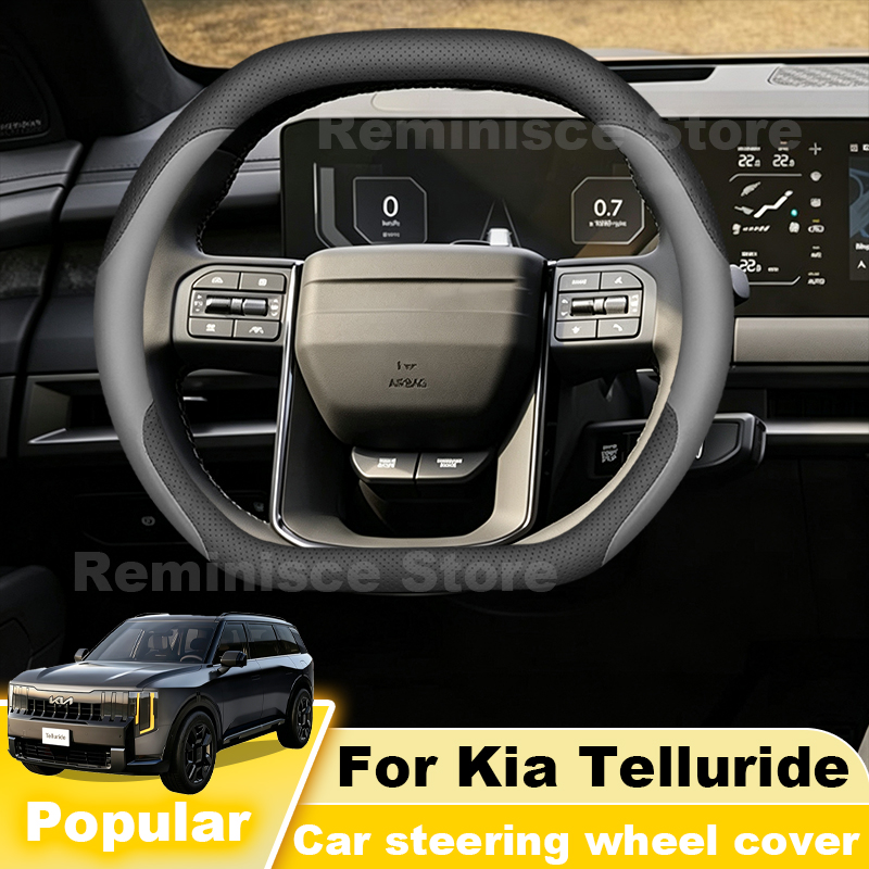 Nappa Leather Car Steering Whe - Car Steering Wheel Cover Anti Slip Breathable ulasan dan harga