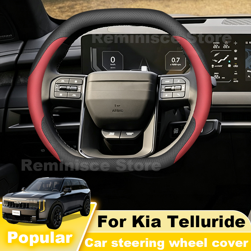 Nappa Leather Car Steering Whe - Car Steering Wheel Cover Anti Slip Breathable ulasan dan harga