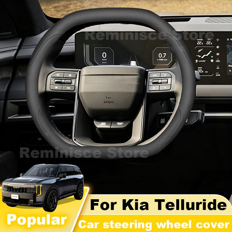 Nappa Leather Car Steering Whe - Car Steering Wheel Cover Anti Slip Breathable ulasan dan harga