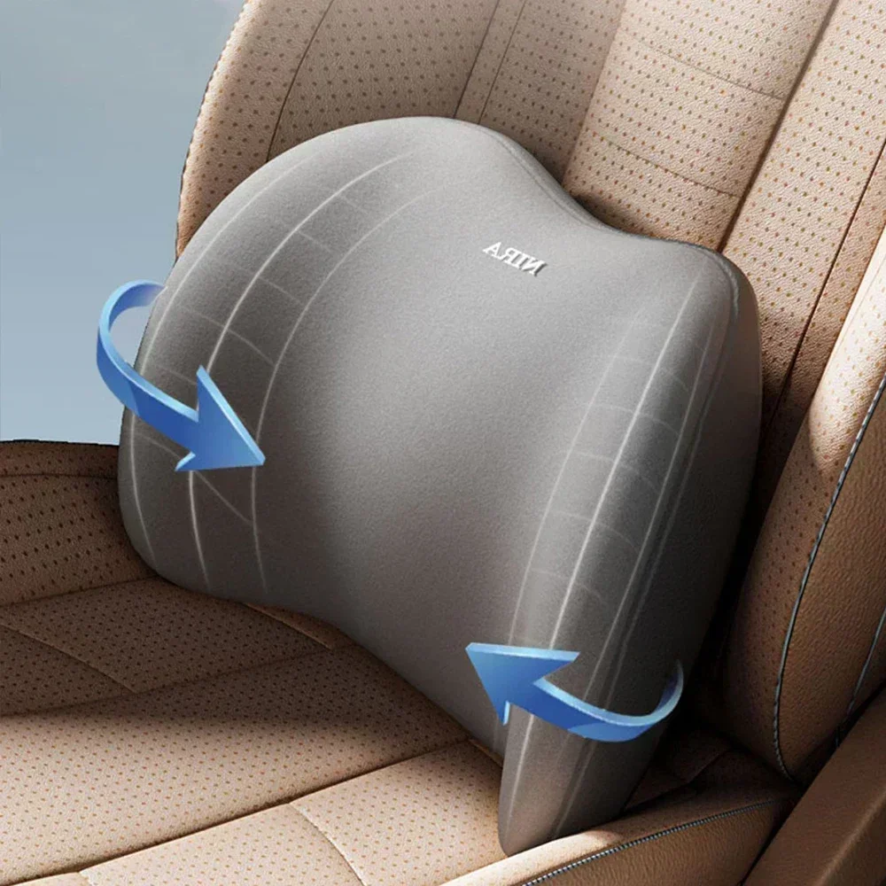 For Driving Comfort Car Back N - Memory Foam Car Neck Pillow Lumbar Support ulasan dan harga